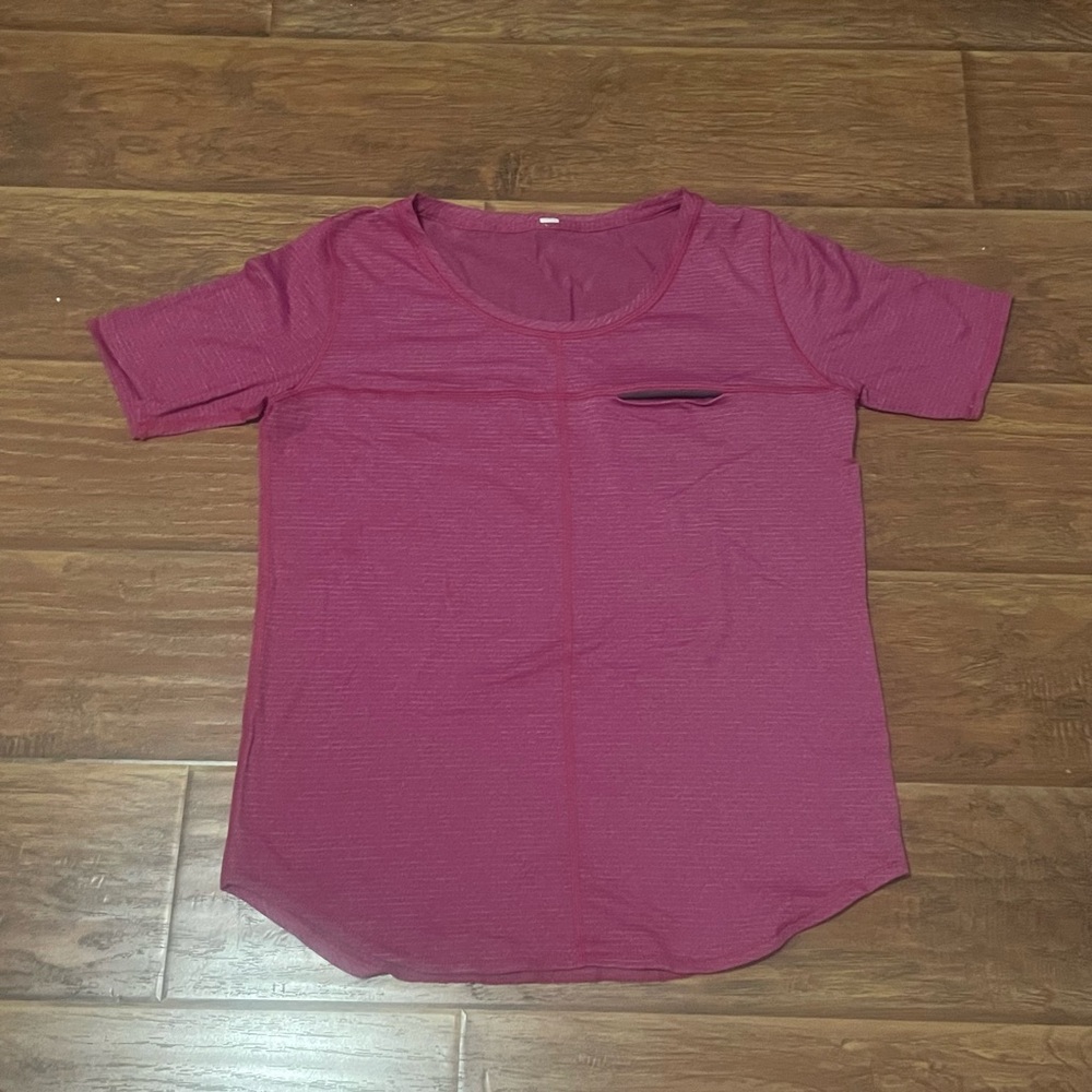 lululemon athletica Purple Short Sleeve Tee